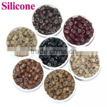 Silicone Micro Ring, Flared Copper Micro Beads For Keratin Hair Extension, Wholesale Hair Salon Equipment photo-1