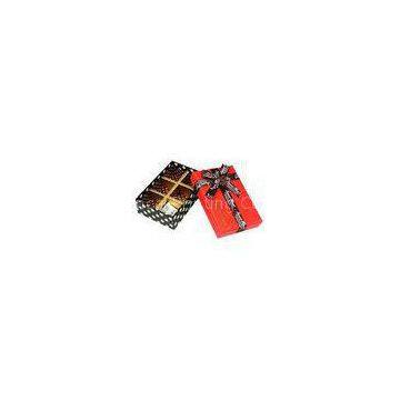 Rectangle Chocolate Recycled Cardboard Gift Boxes of Trays Insert