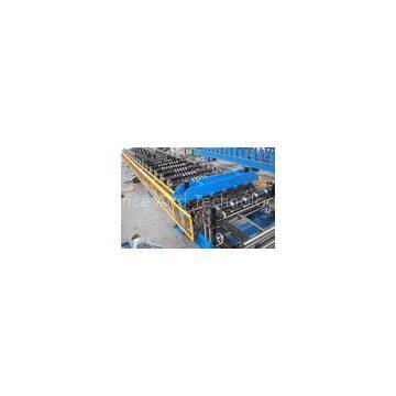 19 Stations Double Layer Sheet Roll Forming Machine with Hydraulic Automatic Cutting Unit