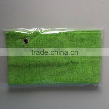 100% Cottom Tri-folds Customized Embroidery Terry Velour Golf Towels photo-4