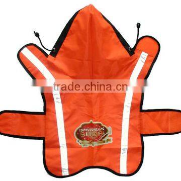 Orange Reflective Cut Dog Clothes Pet Costume Accessory