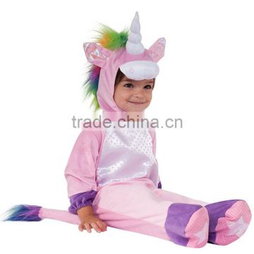 Promotional halloweenn costumes animal unicorn inflatable costume onesie pajamas