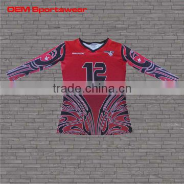 Custom volleyball uniform/volleyball wear with sublimation