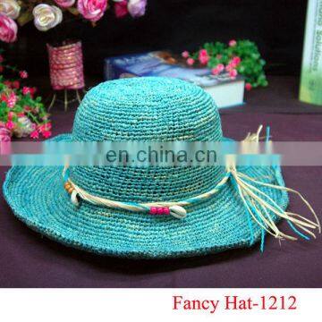 Fashion Newest Women Straw hat wholesale custom welcome