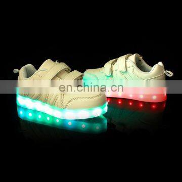 Factory Wholesale OEM USB Charge Children Kids Led Shoes Sneakers Cool Casual Shoes for Boys Girls photo-3