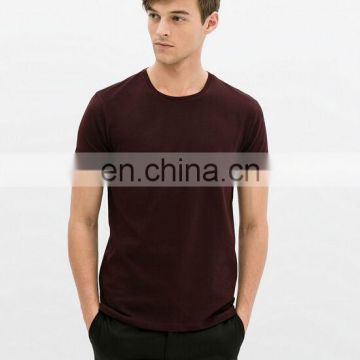 Wholesale custom round neck men's plain t shirts