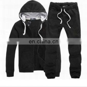 China Supplier 2016 Custom Hoodie Plus Thick Velvet Sports Men Suit Sweater+Pants (3 Colors) photo-2