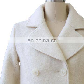 Women Brand Quality Winter Tailored Collar Wool Peacoat photo-4