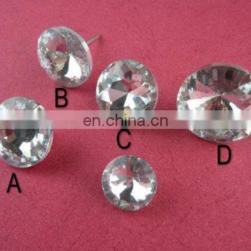 12mm 14mm 16mm 18mm 20mm 22mm 25mm 30mm 45mm Crystal Shank Upholstery Buttons photo-6