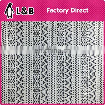 Tropical Lace Mesh 100% Polyester per Meter Jacquard Knitting Fabric photo-3
