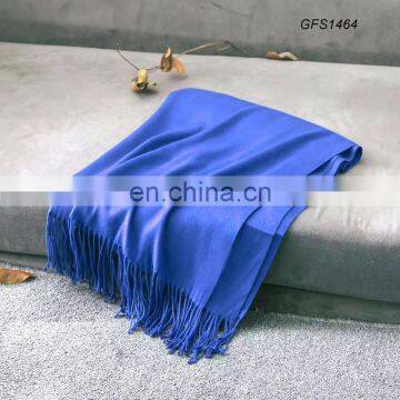 classic design acrylic material imitation cashmere colorful pashmina scarf