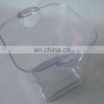 Transparent Square Ice Cooler Bucket With Two Handles photo-6