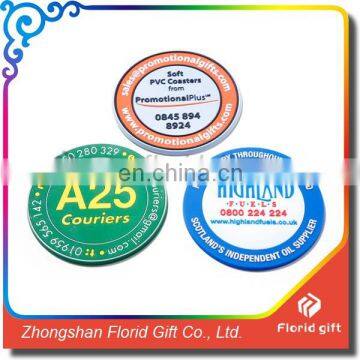 Cheap price recycled pvc felt back coasters with top quality