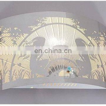 Wholesale stainless steel fabric table lamp shades metal frame for floor lamps