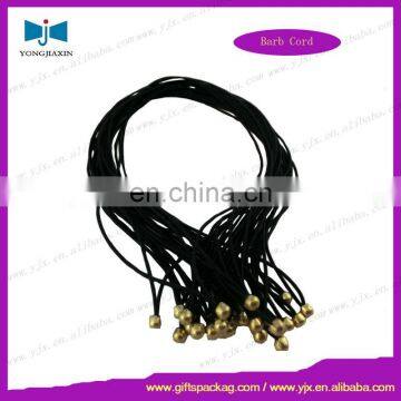 High quality polyester elastic cord with round beads for hoody