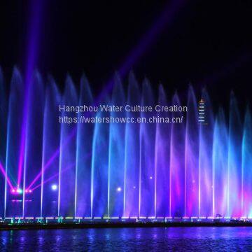 Fountain Show Musioc Dancing Fountian LED Show Fire Show Water Screen in the River or Lake photo-2