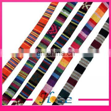 Wholesale 1cm Lace Trim Width Aztec Design Ribbon for Shoe Bag photo-3
