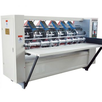 Thin knife slitting creasing carton machine