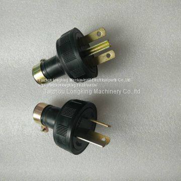 ET950plug,et500 socke/ plug,european plug/socket,gasoline generator spare parts,Taizhou Longking