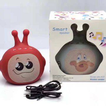 2018 Robot Speaker Blue Tooth Wireless USB Mobile Player OEM Design Kids Gift Music Mini Speaker photo-2