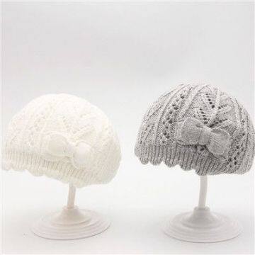 Joy Fashion Accessories Supplier Factory Knitted Hollow Beret Winter Hat
