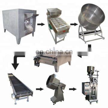flavored chocolate nuts purple potato fish skin peanut matcha peanut bean sugar peanut coating production line