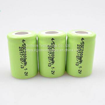 Ni-MH Battery Cell 4/5SC 2000mAh 1.2V