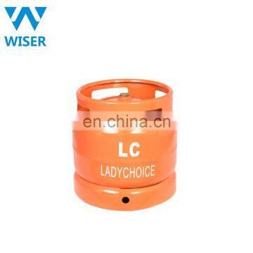 factory wholesale 6kg lpg gas cylinder for sale cooking with burner