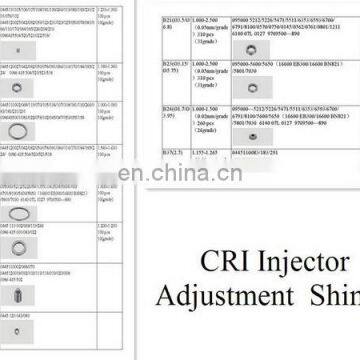 common rail fule injector calibration shim