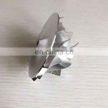 GT3788VA 725326-0002 63.40/88.25mm 7+7 Blades High Performance Turbo Billet/aluminum 2618 Compressor Wheel for Chevy 6.6L photo-4