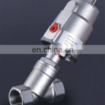 High quality 2 Way threaded angle seat valve / sanitary angle seat valve