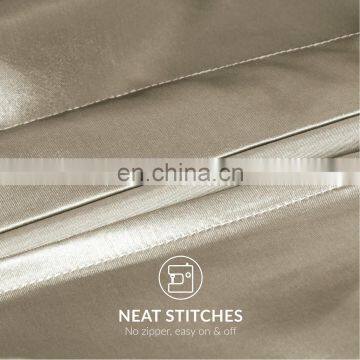 Professional Pilling Silky Smooth Breathable Polyester Durable Queen Satin Pillowcase