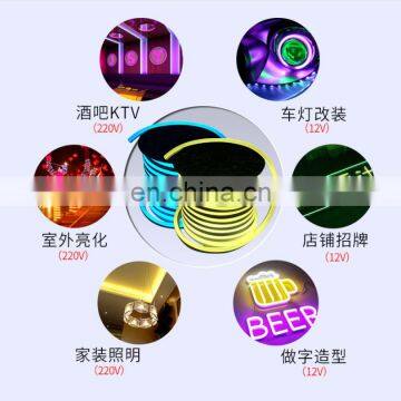 LED Flexible Strip Light LED Neon Rope Lights Flex LED Tube IP66 Waterproof Rope String
