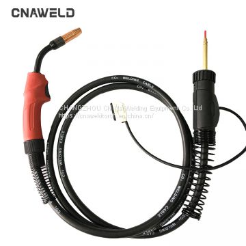 CNAWELD High Quality red handle welding torch MIG AL2300 Gas torch welding with Miller type connector