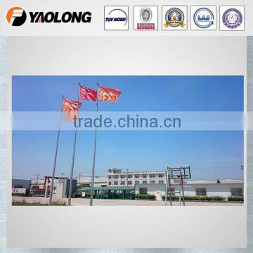 outdoor advertising flagpole