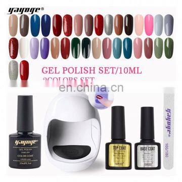 Poly gel Buffer Nail File Uv Gel Nail Polish Manicure Set With Uv Lamp