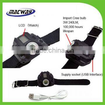 Night running wrist lamp