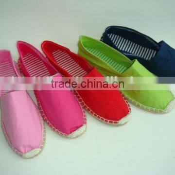 2016 new design spring summer popular cheap jute solo espadrille for women