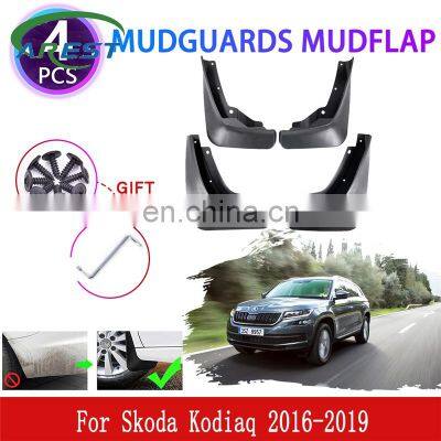 4x for Skoda Kodiaq 2016 2017 2018 2019 Mudguards Mudflaps Fender Mud Flap Splash Mud Guards Protect Wheel Cover Car Accessories