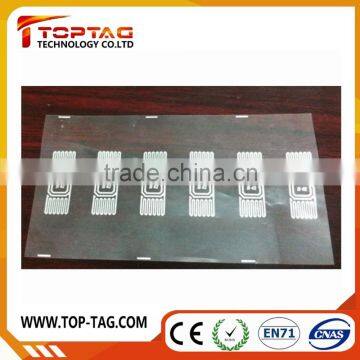 RFID 860-960MHZ chip UHF H3 wet inlay in roll