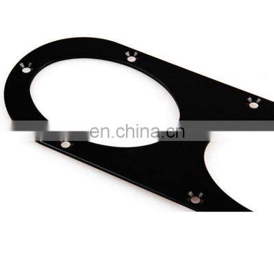 XT New Universal Car 2pcs Aluminum Rear Bumper Race Air Diversion Diffuser Panel