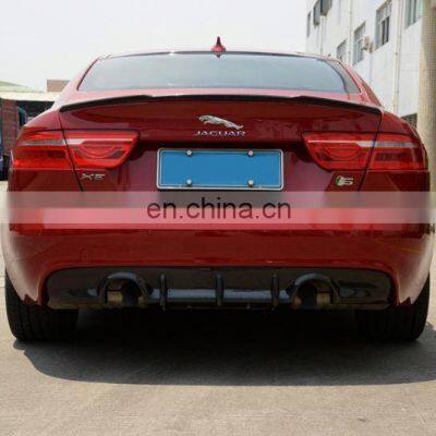 Carbon Fiber Auto Rear Diffuser Lip for Jaguar XE 2015 2016 photo-2
