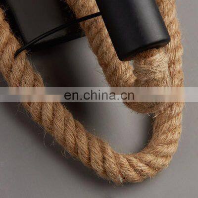 Vintage Indoor Edison Wall Lamps Hemp Rope Cover Loft Wall Lights