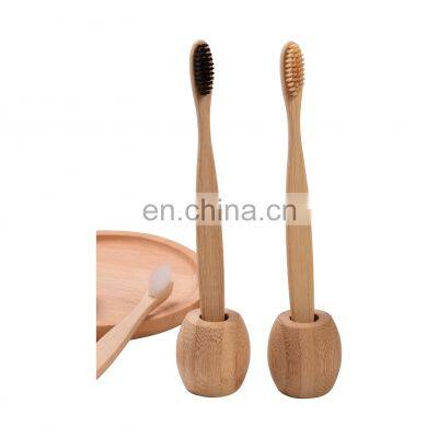 2020 Custom logo bamboo toothbrush wooden toothbrush tooth brush