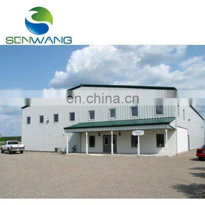 steel structure prefabricated for multi story metal factory building glass wall construction