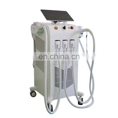 High Cost-effective 4 in 1 Elight +808nm Diode Laser+q Switched nd Yag Laser +RF Multifunctional Beauty Machine photo-2