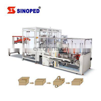 Fully Automatic Wrap-around Case Packer Machine  Production Line For Water Bottle