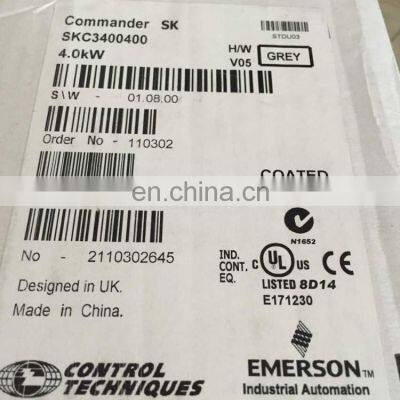 Emerson SKC3400400 Commander SK 4.0KW 380-480V 50/60HZ Brand New