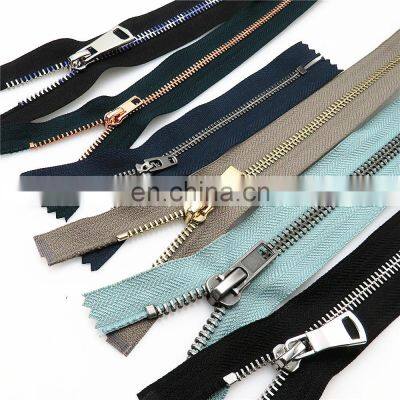 Dongguan Factory Production Hardware Zipper Copper Tooth Zippers For Leather Boots