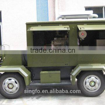 CE certification 20KVA tailer type portable electrical diesel generators with 403D-22G engine for sale